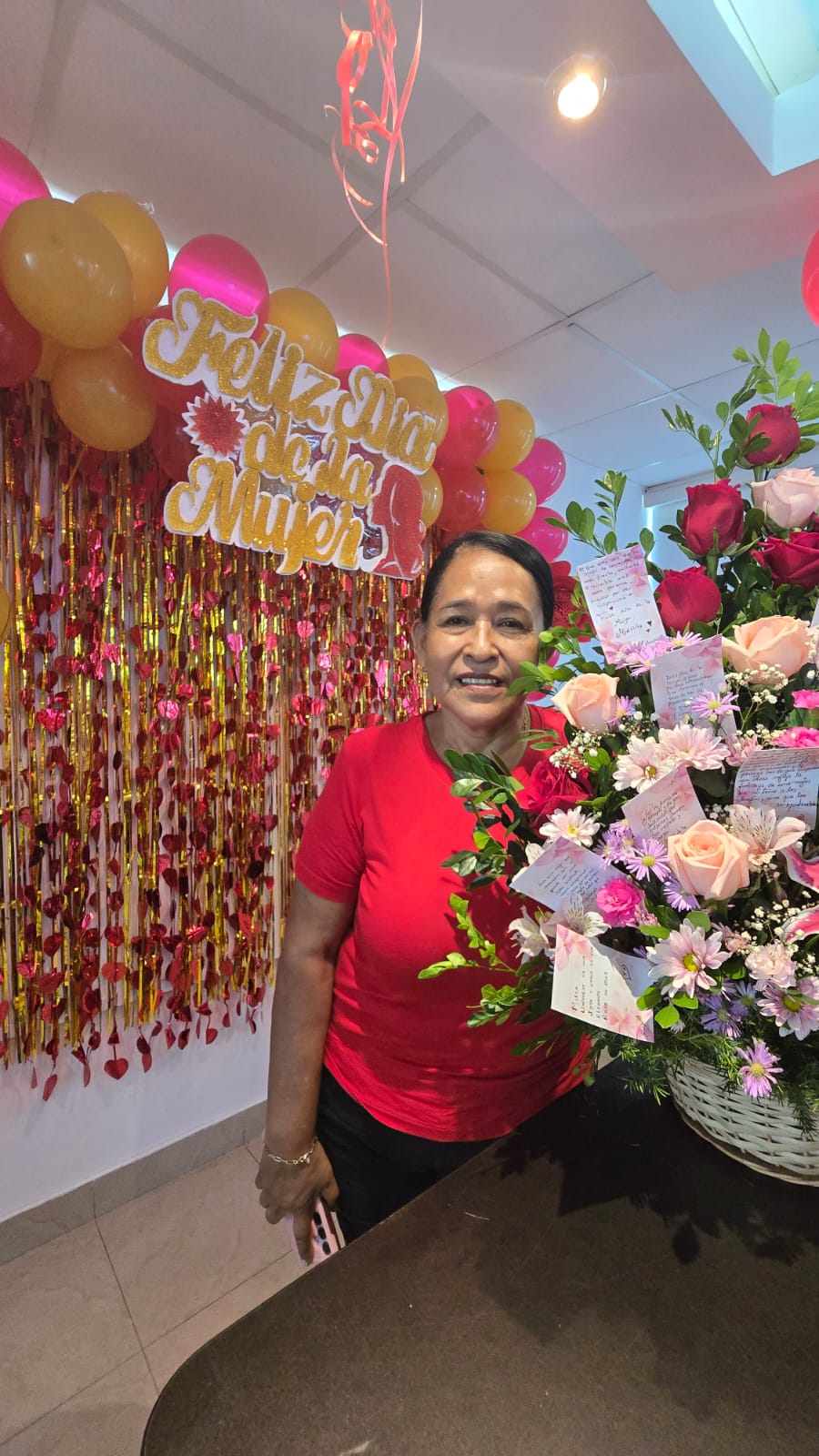 Marvi en el Día de la Mujer